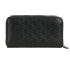 Gucci Guccissima Zip Long Wallet, &pound;210, Accessories, Black, Leather, Back view